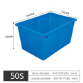 443 * 300 * 252 mm Caisse empilable aquatique bleu